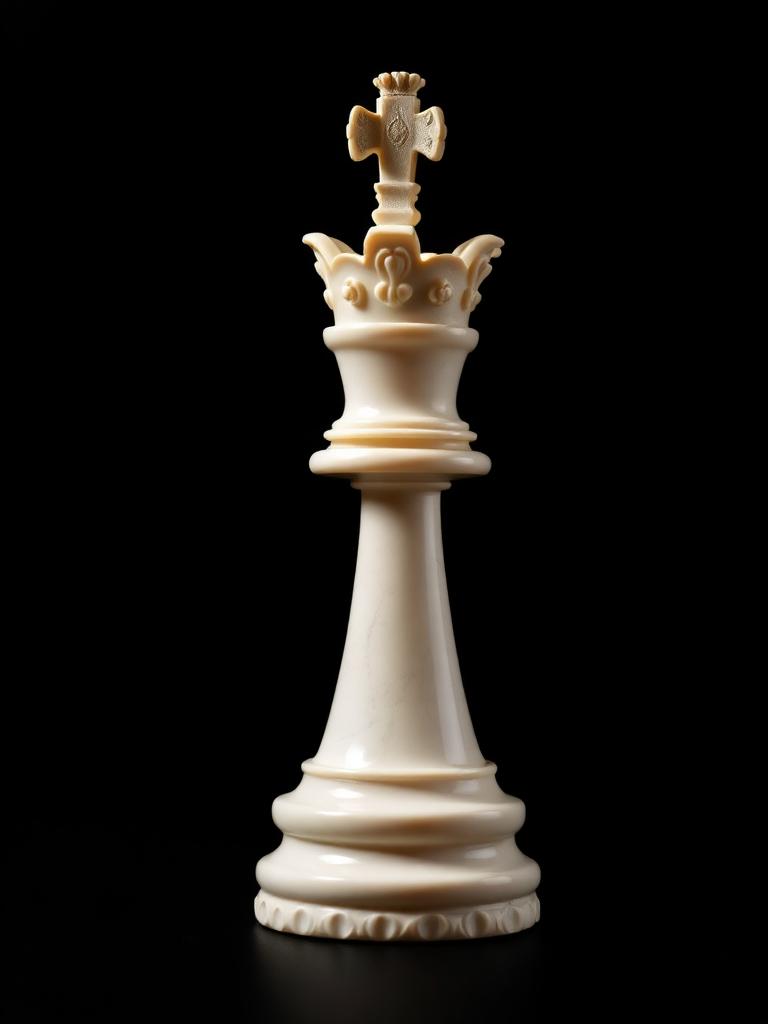 Marble king chess piece — Eelven white-label partner for agencies